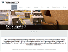 Tablet Screenshot of cmconveyor.com